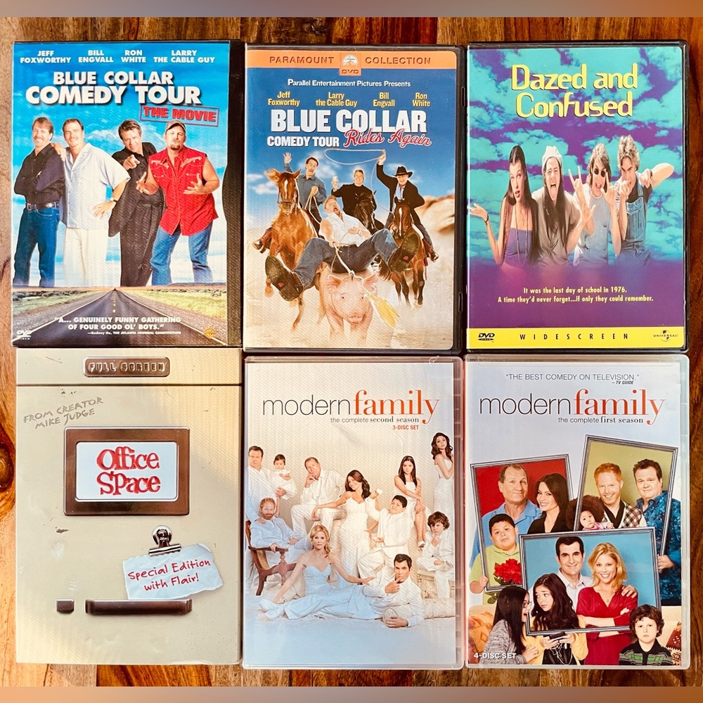 Six (6) Comedy DVD’s